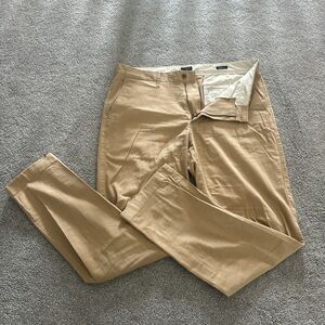 J. Crew Tan Chinos Slim Fit Cotton